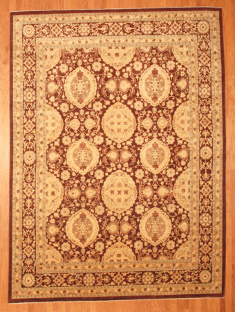 Afghan Hand-knotted Vegetable Dye (8'10 x 11'11)