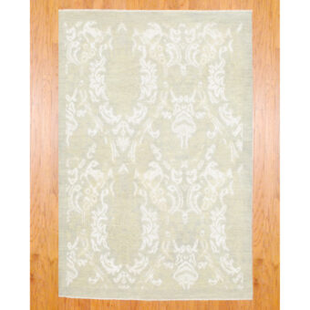 Afghan Hand-knotted Fine Vegetable Dye (4'11 x 7'4)