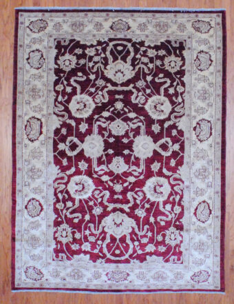 Afghan Hand-knotted Vegetable Dye (7' x 9'5)