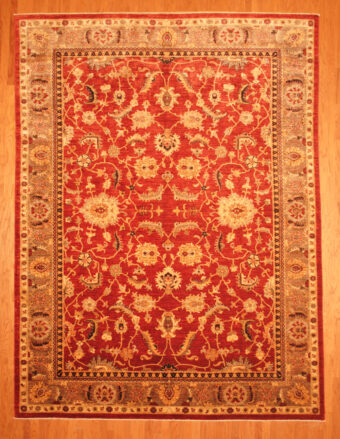 Afghan Hand-knotted Vegetable Dye (10' x 14')