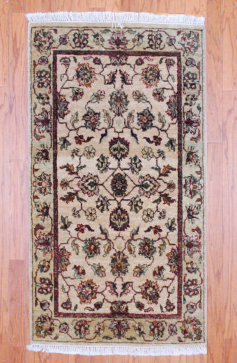 Indo Hand-knotted Mahal (2'9 x 5')