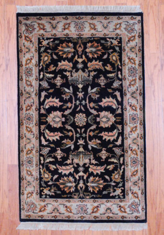 Indo Hand-knotted Mahal (3'1 x 5')
