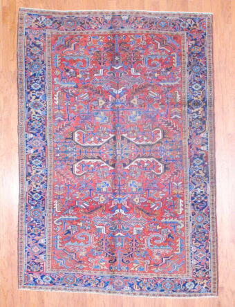 1920's Antique Persian Hand-knotted Heriz (7 x 9'10)