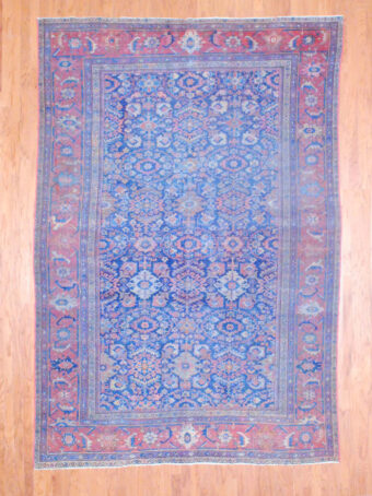 1900's Antique Persian Hand-knotted Mahal (8'2 x 12'2)