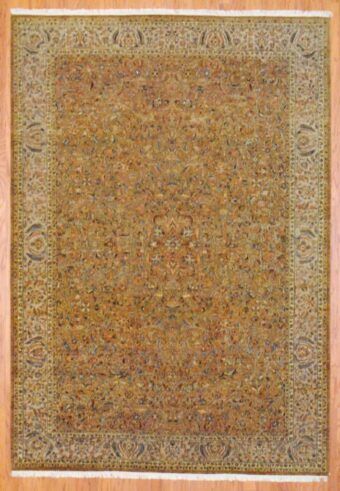 Indo Hand-knotted Fine Mahal (6' x 8'8)