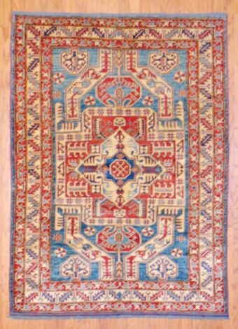 Afghan Hand-knotted Kazak (5'3 x 7'3)