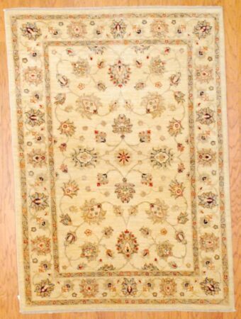 Afghan Hand-knotted Vegetable Dye (5'1 x 7')