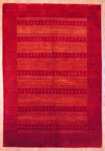Indo Hand-knotted Gabbeh (4'6 x 6'7)