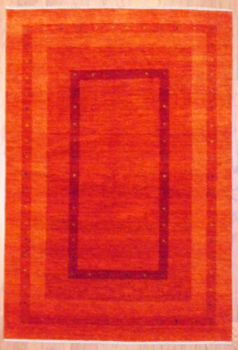 Indo Hand-knotted Gabbeh (4' x 6')