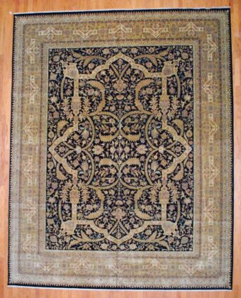 Fine Indo Hand-knotted Farahan (12' x 15'2)