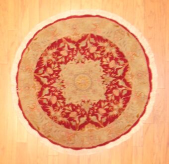 Persian Hand-knotted Fine Tabriz (3'4 x 3'4)