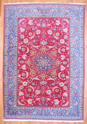Persian Hand-knotted Isfahan (8'9 x 12'7)
