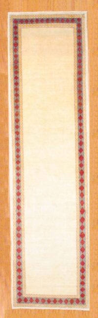 Afghan Hand-knotted Vegetable Dye (3'3 x 12'4)
