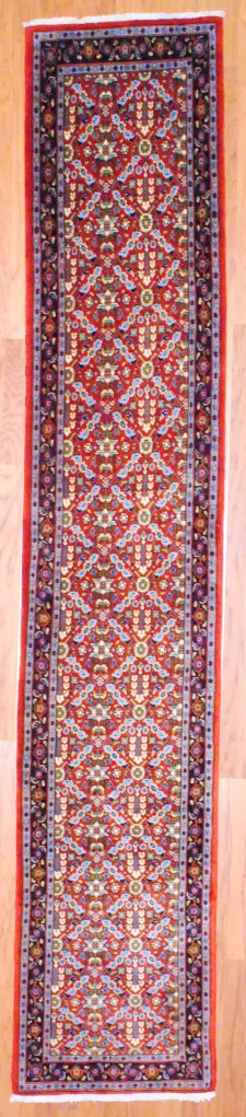 Persian Hand-knotted Sarouk (2'3 x 13'1)