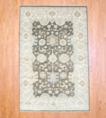 Indo Hand-knotted Oushak (5'9 x 8'11)