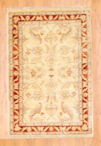 Afghan Hand-knotted Vegetable Dye (2'9 x 3'9)
