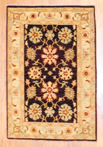 Afghan Hand-knotted Vegetable Dye (2'10 x 4'3)
