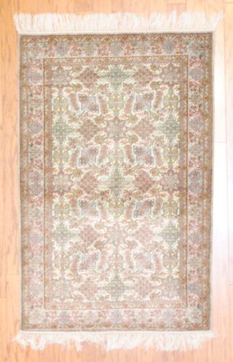 Sino Hand-knotted Silk (2'7 x 3'11)