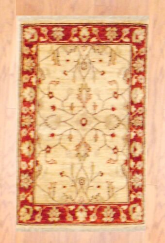 Afghan Hand-knotted Vegetable Dye (2' x 3'6)