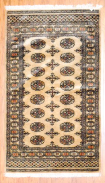 Pakistani Hand-knotted Bokhara (3' x 5'3)
