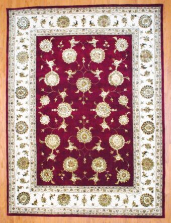 Sino Hand-tufted with Silk Rug (9' x 12')