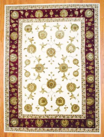 Sino Hand-tufted with Silk Rug (9' x 12')