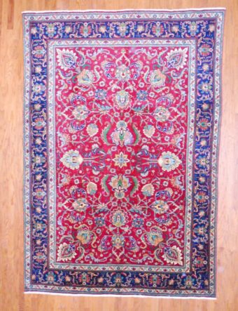 Persian Hand-knotted Tabriz (7'10 x 11'4)