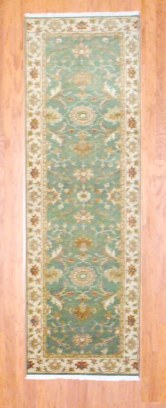 Indo Hand-knotted Vegetable Dye (2'8 x 8'5)