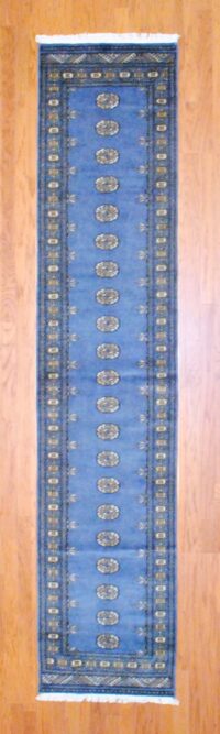 Pakistani Hand-knotted Bokhara (2'7 x 12')