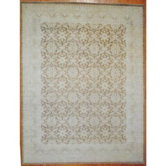 Afghan Hand-knotted Vegetable Dye Wool Rug (9'1 x 11'8)