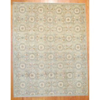 Afghan Hand-knotted Vegetable Dye Wool Rug (9' x 11'4)