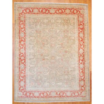 Afghan Hand-knotted Vegetable Dye Wool Rug (9'1 x 12'3)