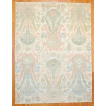 Afghan Hand-knotted Vegetable Dye Wool Rug (9'1 x 11'11)