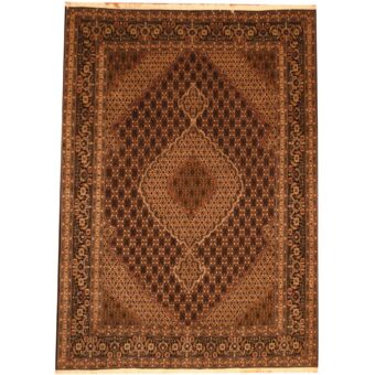 Persian Hand-knotted Fish Tabriz (6'9 x 9'6)