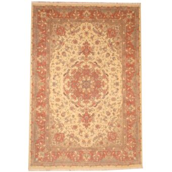 Persian Hand-knotted Fine Tabriz (6'3 x 9'2)
