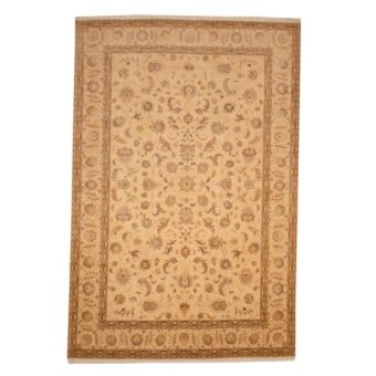 Persian Hand-knotted Tabriz Silk Rug (6'8 x 10')