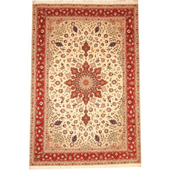 Persian Hand-knotted Tabriz (6'7 x 9'9)