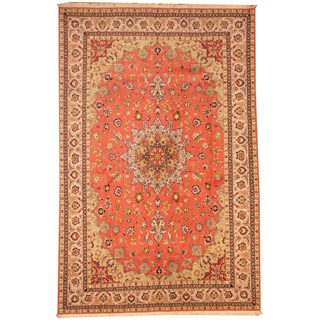 Persian Hand-knotted Tabriz (6'7 x 10'2)