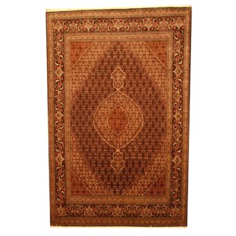 Persian Hand-knotted Fish Tabriz (6'7 x 10')