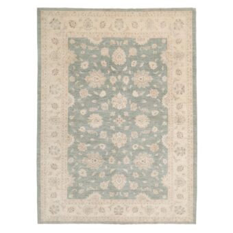 Afghan Hand-knotted Vegetable Dye Oushak Wool Rug (8'1 x 11'1)