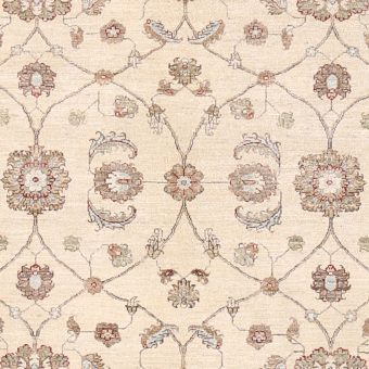 Afghan Hand-knotted Vegetable Dye Oushak Wool Rug (8'2 x 9'6)