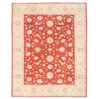 Afghan Hand-knotted Vegetable Dye Oushak Wool Rug (8' x 9'10)