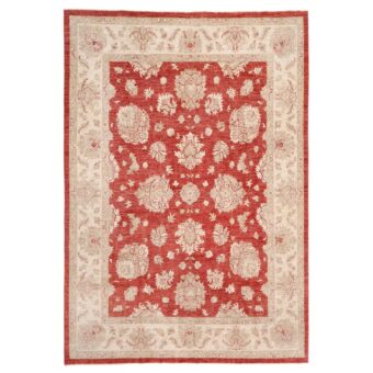Afghan Hand-knotted Vegetable Dye Oushak Wool Rug (8'1 x 11'6)