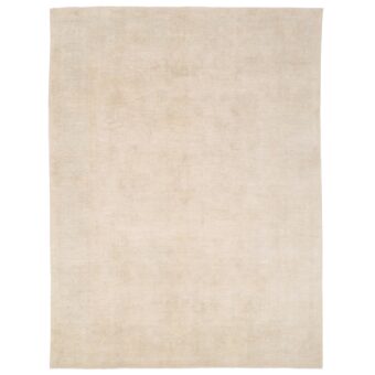 Afghan Hand-knotted Vegetable Dye Fine Oushak Wool Rug (9' x 12'1)