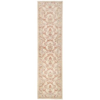 Afghan Hand-knotted Vegetable Dye Oushak Wool Rug (3' x 11'9)