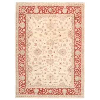 Afghan Hand-knotted Vegetable Dye Fine Oushak Wool Rug (10'2 x 13'10)