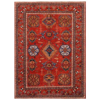 Afghan Hand-knotted Vegetable Dye Turkoman Wool Rug (8'2 x 10'11)