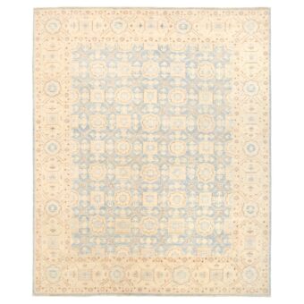Afghan Hand-knotted Vegetable Dye Khotan Wool Rug (7'11 x 9'8)