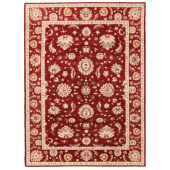 Afghan Hand-knotted Vegetable Dye Tabriz Wool Rug (9' x 12'4)