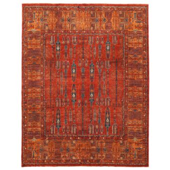 Afghan Hand-knotted Vegetable Dye Bakhtiari Wool Rug (8'7 x 10'10)